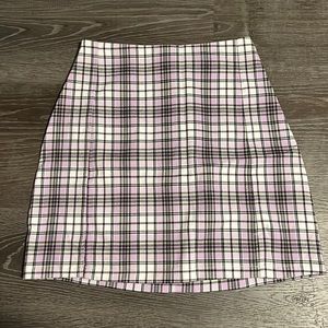 John Galt/ PacSun multi color plaid skirt